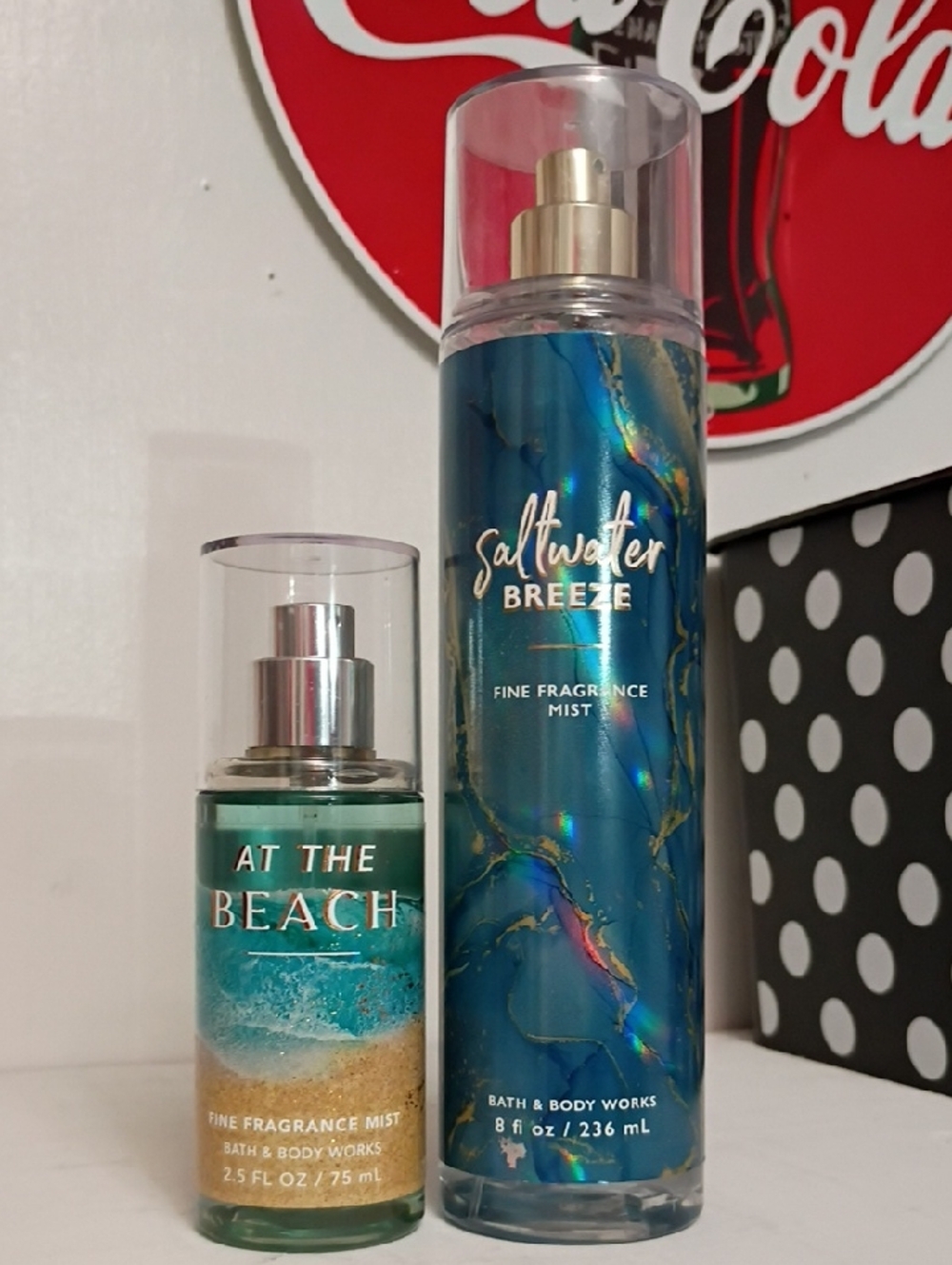Bath & Body Works Saltwater Breeze & At The Becah Fine Fragrance Mist